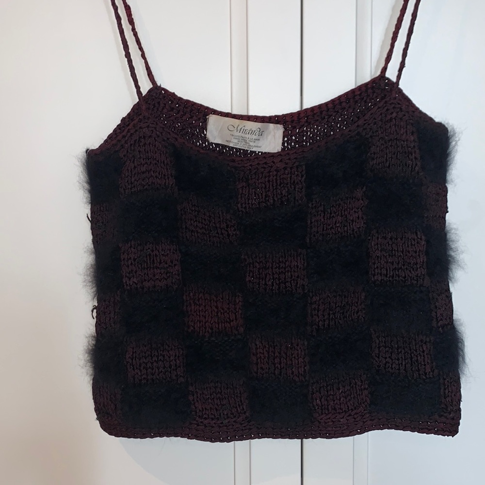 Vintage handmade knit top